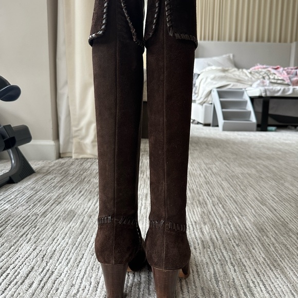 Michael Kors suede boots size 7 - Picture 6 of 6